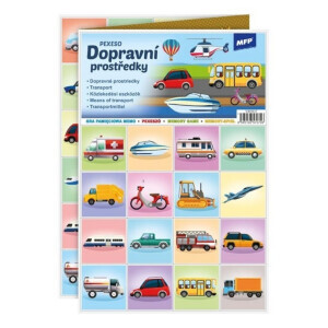 MFP Pexeso 3xA4 Dopravní prostředky