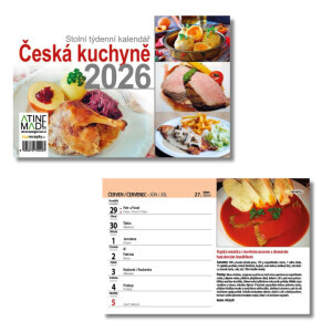 Atinemade Kalendář Česká kuchyně (10/krt)