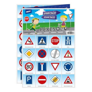 MFP Pexeso 3xA4 Dopravní značky