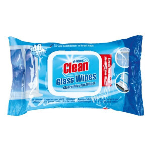 At Home Vlh.ubrousky 40ks Glass Wipes N (12/krt)