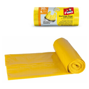 Sáčky zavaz. žluté 20L 44x49+12cm 130g 30ks (40/krt)