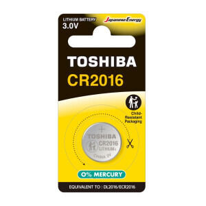 Toshiba Bateria CR2016(10/bal 400/krt)