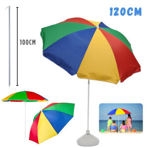 Slunečník plážový 120cm (15/krt)