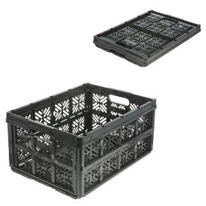 Skládací box Klappbox 32 l černá 32L(5/krt)
