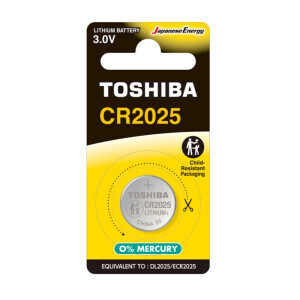 Toshiba Bateria CR2025(10/bal 400/krt)