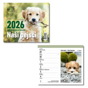 Atinemade Kalendář Naši pejsci (10/krt)