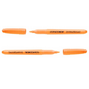Concorde Zvýrazňovač zkosený hrot 1-4mm oranžová (12/bal 144/krt)