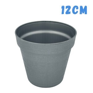 Květináč Loft Ø12 Silver(26/bal)
