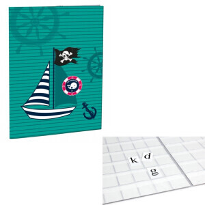 Helma Desky na abecedu Ocean Pirate