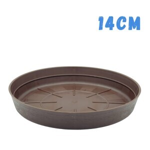 Miska pod květináč Loft Ø14brown 1(18/bal)