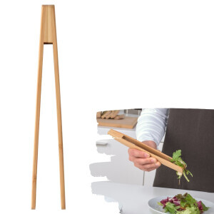 Kleště kuchyňské bambus 30cm (12/bal 300/krt)