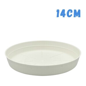 Miska pod květináč Loft Ø14white(18/bal)