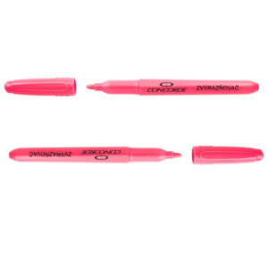 Concorde Zvýrazňovač zkosený hrot 1-4mm růžová (12/bal 144/krt)