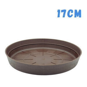 Miska pod květináč Loft Ø17brown 1(20/bal)