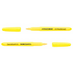 Concorde Zvýrazňovač zkosený hrot 1-4mm žlutá (12/bal 144/krt)