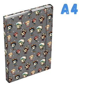MFP Desky na sešity box A4 Anime Mascots (24/krt)