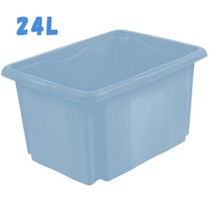 Úložný box modrá 24L(10/krt)