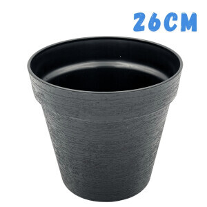 Květináč Loft Ø26 Anthracite(15/bal)