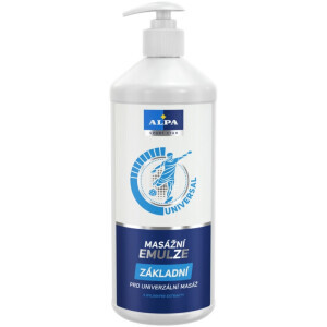 Alpa 1L masážní emulze základní(6/krt)