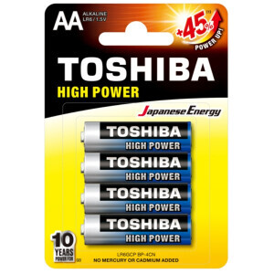 Toshiba Bateria Alkal AA LR6GCP-4ks(12/bal 48/krt)