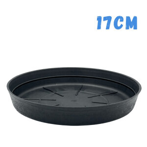 Miska pod květináč Loft Ø17black(20/bal)