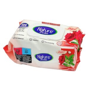 Nature Fresher Vlh.ubrousky 120ks Rose  (12/bal)