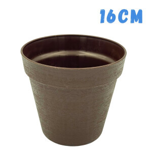 Květináč Loft Ø16 Brown 1(18/bal)