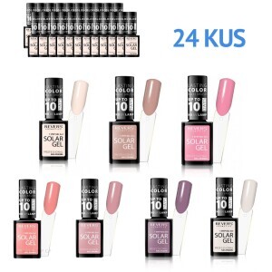 Revers Nail polish Solar MIX 10ml Set IV (24/bal 288/krt)