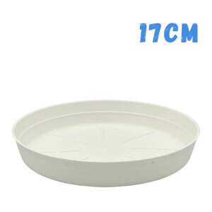 Miska pod květináč Loft Ø17white(20/bal)