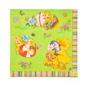 Pol-Mak ubrousky 25*25cm 20ks Velikonoční (12/bal 144/krt)