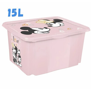 Úložný box růžová 15L(5/krt)