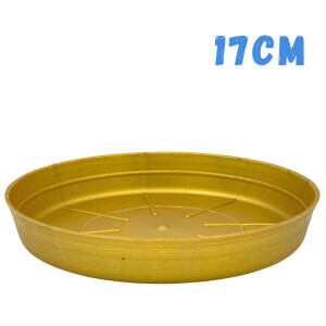 Miska pod květináč Loft Ø17gold(20/bal)