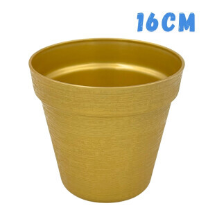 Květináč Loft Ø16 Gold(18/bal)