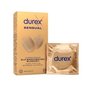 Durex Kondom 10ks Sensual (6/bal)