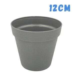Květináč Loft Ø12 Gray 1(26/bal)