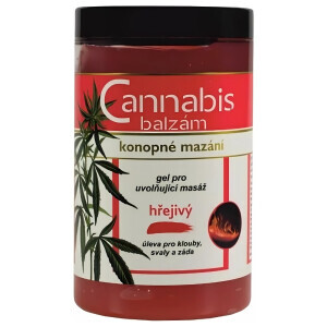 Konopné mazání 400ml HŘEJIVÉ