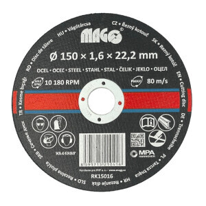 Řezný kotouč na kov 150x1,6x22,2mm