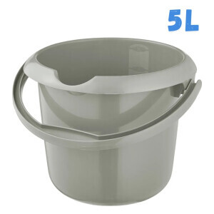 Kbelík+výlevkou eco line šedá 5L(6/krt)