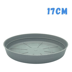 Miska pod květináč Loft Ø17silver(20/bal)
