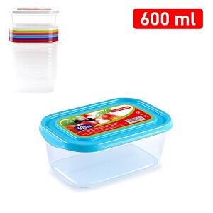 P.Forte Dóza plast Basic 600ml (12/bal)