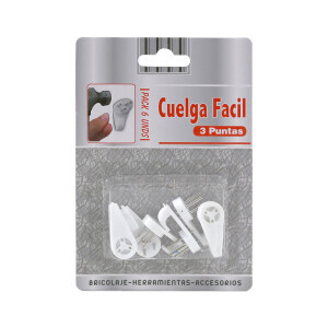 Háček na zeď 6ks/3cm (12/bal 288/krt)