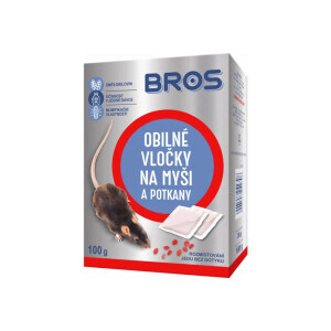 Bros Vločky na myši, krysy a potkany Obilné 100g (12/krt)