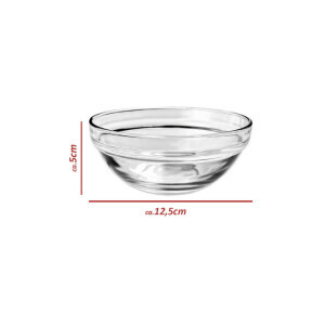 Alpina Skleněná mísa 2ks 12,5cm (24/krt)