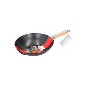 Alpina Wok D20x6cm s dřevěnou rukojetí (12/bal)