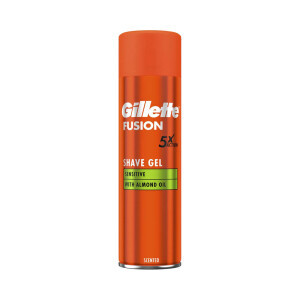 Gillette 200ml Gel na holení Fusion Sensitive Almond Oil (6/bal)