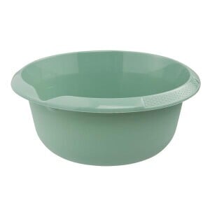 Miska kulatá s výlevkou Ø 24x10 2,5L zelená (10/krt)