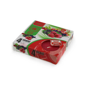 Admit Svíčka čajová Maxi 4ks Forest Fruits (10/bal)