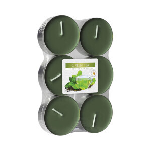 Bispol Svíčka čajová Maxi 6ks Green Tea (6/krt)