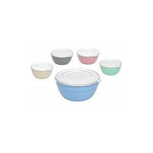 PP Miska plast s víčkem 13,8cm/600ml (50/krt)
