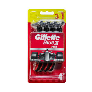 Gillette Blue3 Red jednorázová holítka 3+1ks (6/krt)